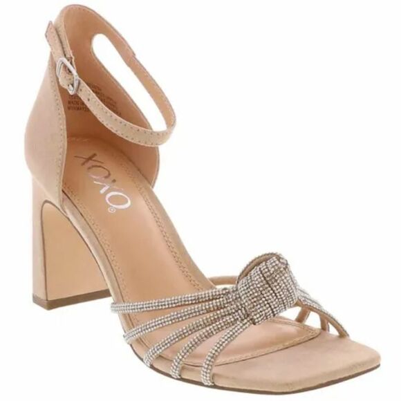 BRAND NEW XOXO FLAVIA WOMEN’S FASHION HEEL-TAUPE - Picture 1 of 16